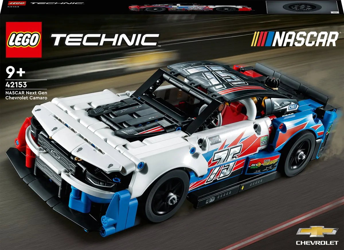 LEGO Technic NASCAR Next Gen Chevrolet Camaro ZL1 42153 - 672 Stukken