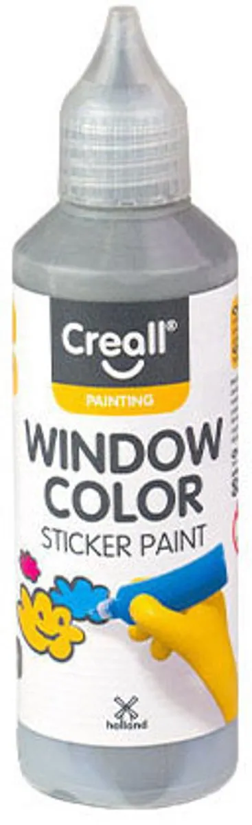 Creall Windowcolor Raamverf 80ml - Grijs