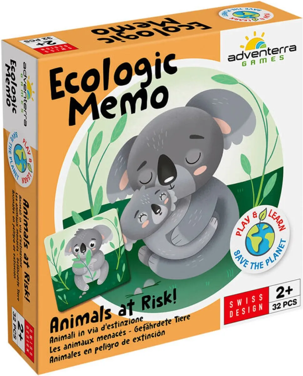 Adventerra Games Memoryspel Dieren Bedreigd