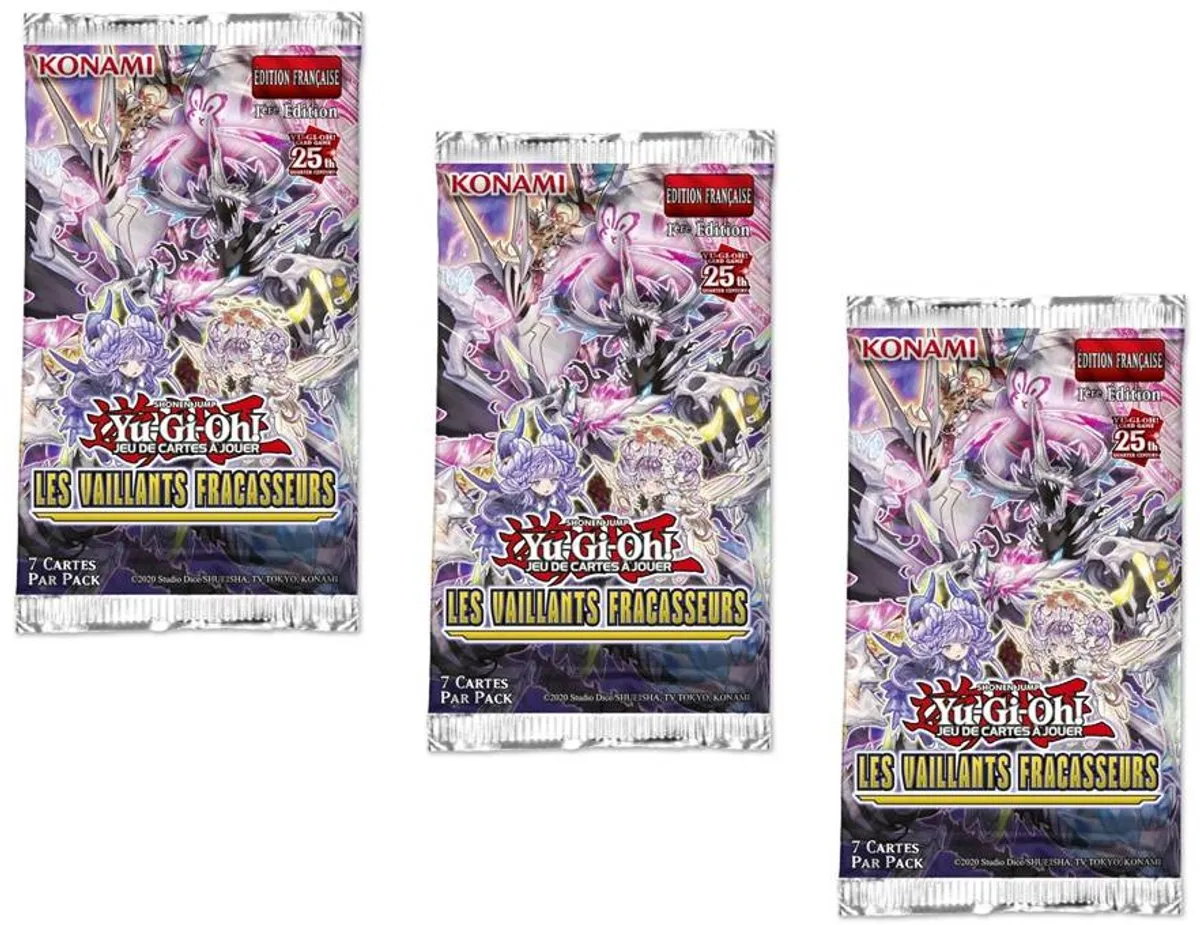 Konami Yu-Gi-Oh! Valiant Smashers Booster 3-Pack VASMFR3PACK
