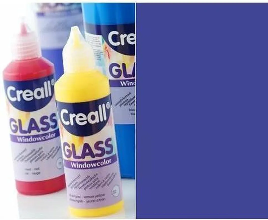 Creall Windowcolor Raamverf Blauw 80ml