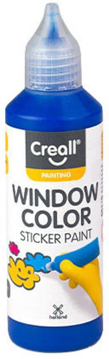 Creall Windowcolor Raamverf Blauw 80ml