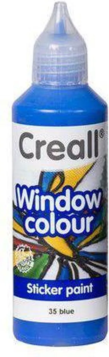 Creall Windowcolor Raamverf Blauw 80ml