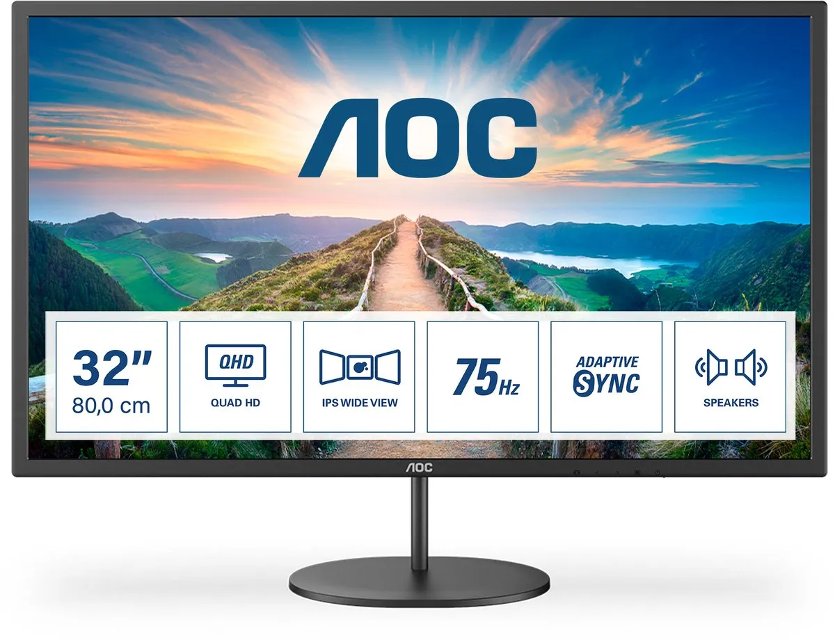 AOC V4 Q32V4 Monitor 32 Inch