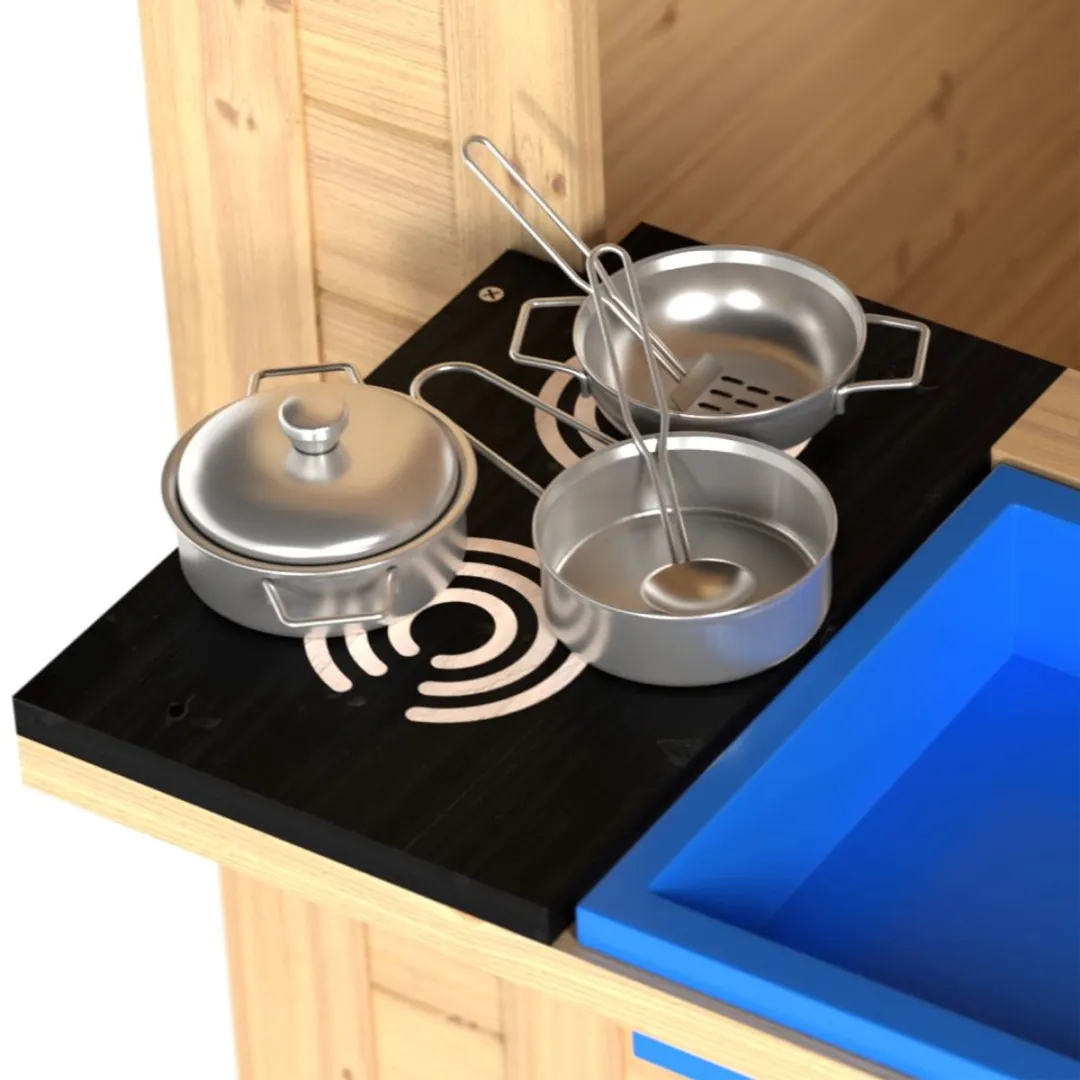 TP Toys Kinderhut met Buitenkeuken FSC Hout