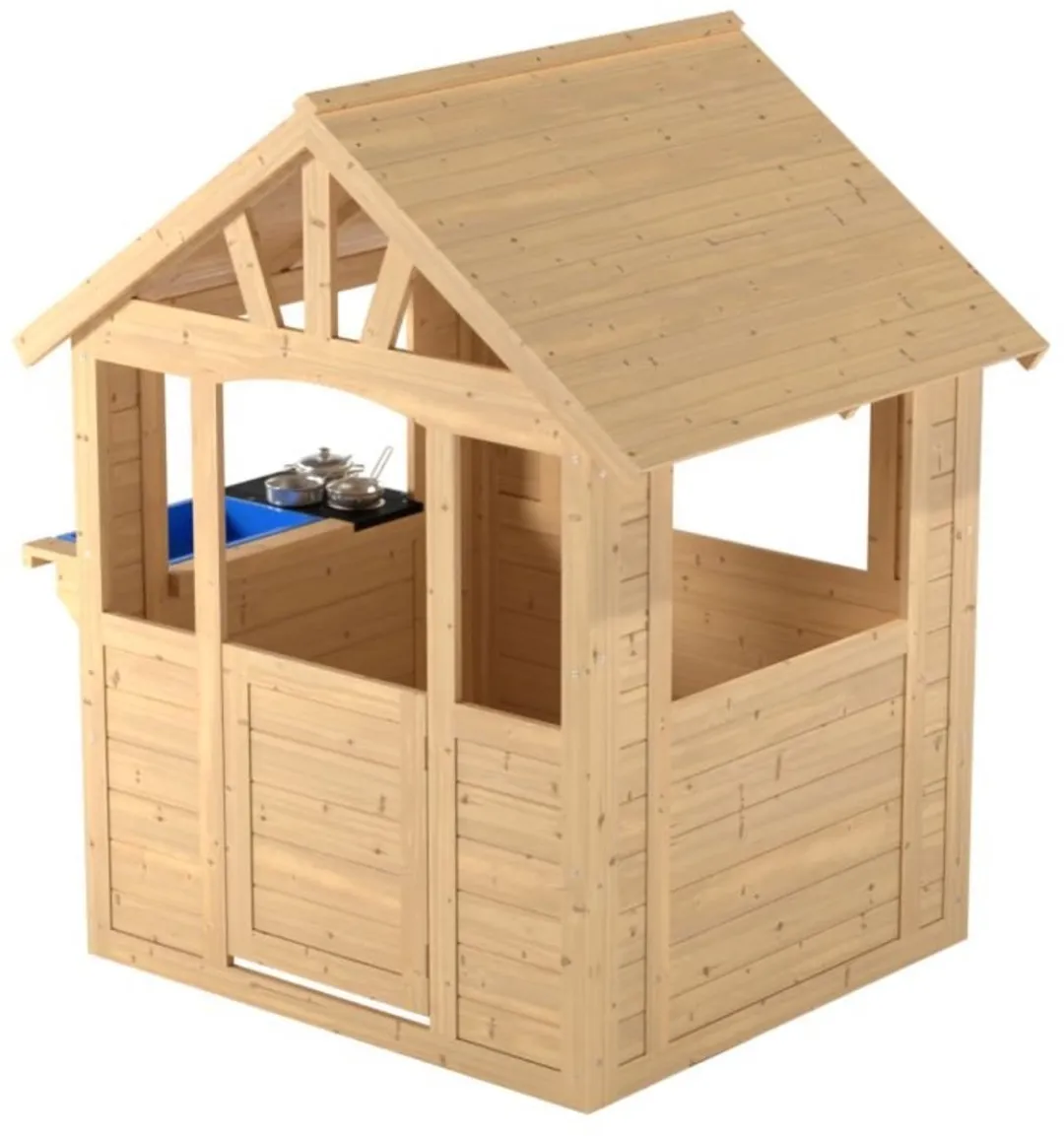 TP Toys Kinderhut met Buitenkeuken FSC Hout