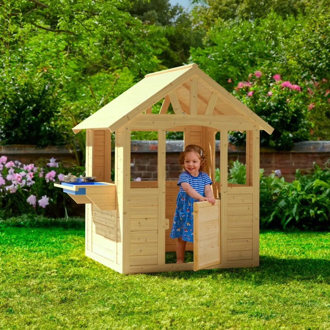 TP Toys Kinderhut met Buitenkeuken FSC Hout