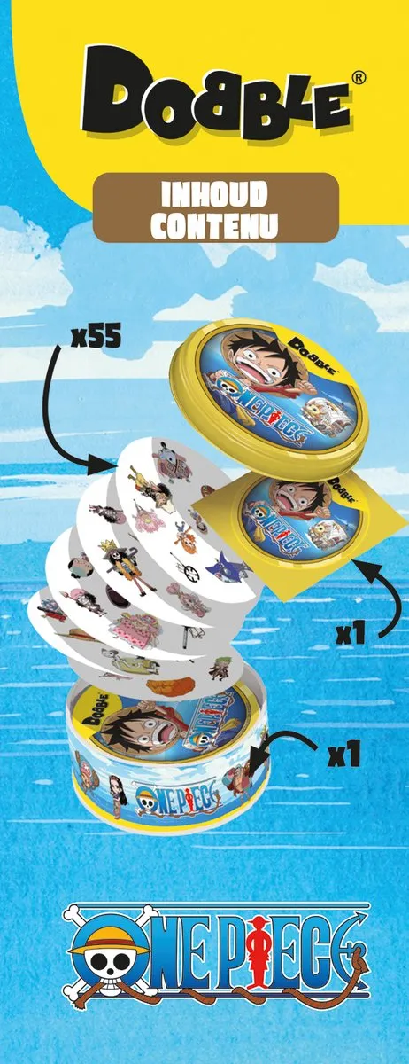 Asmodee Dobble One Piece Kaartspel - 2-6 Spelers