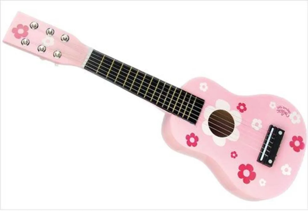 Vilac Roze Gitaar met Bloemen