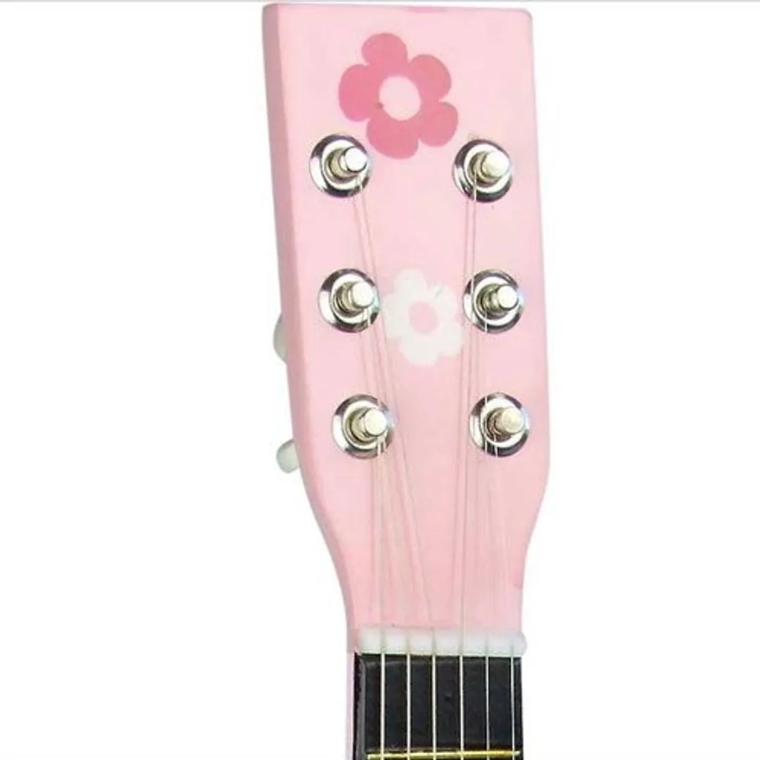 Vilac Roze Gitaar met Bloemen