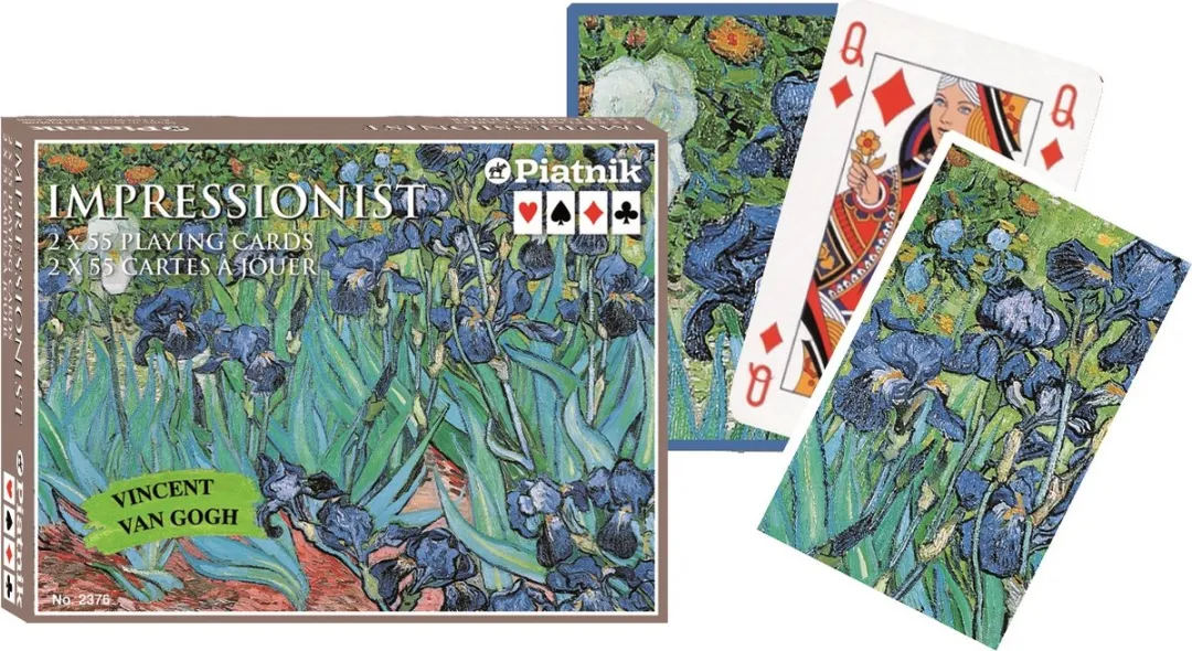 Piatnik Vincent van Gogh Iris Impressionist Speelkaarten