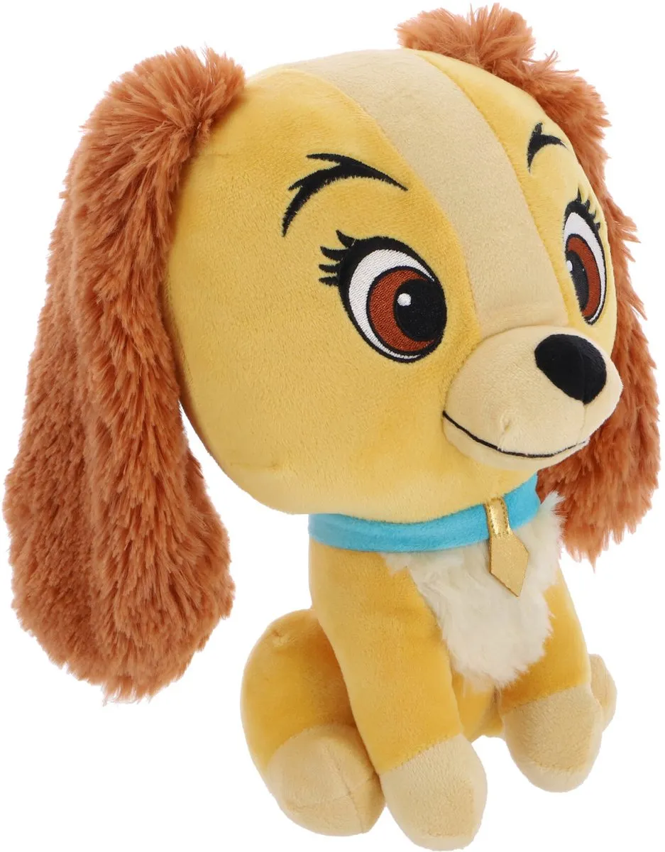 Disney Lady en de Vagebond Pluche Knuffel 30cm - Bruin