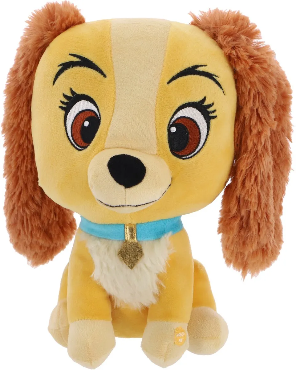 Disney Lady en de Vagebond Pluche Knuffel 30cm