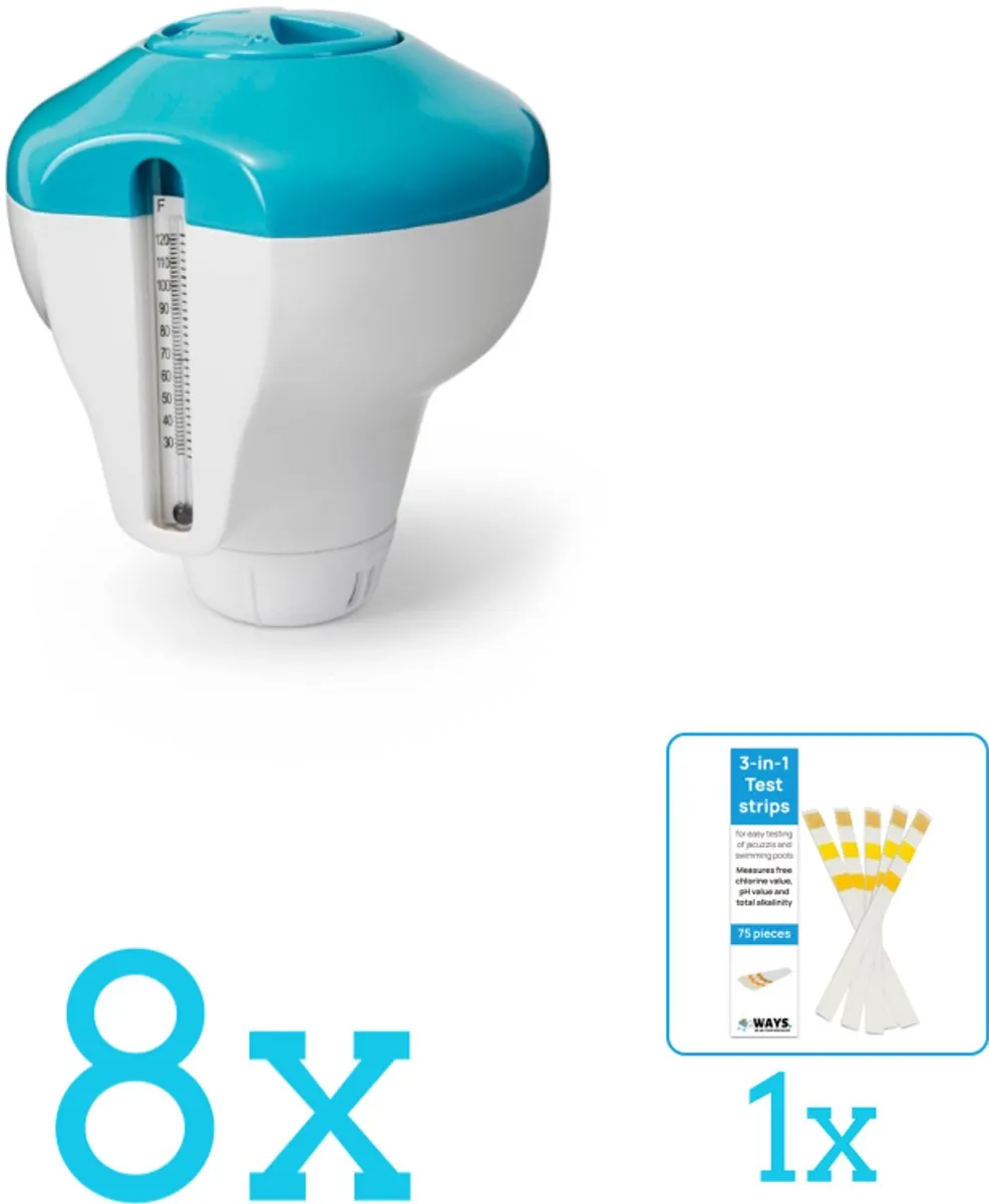 Intex Chloordrijver 29043NP - 9-delig - Blauw
