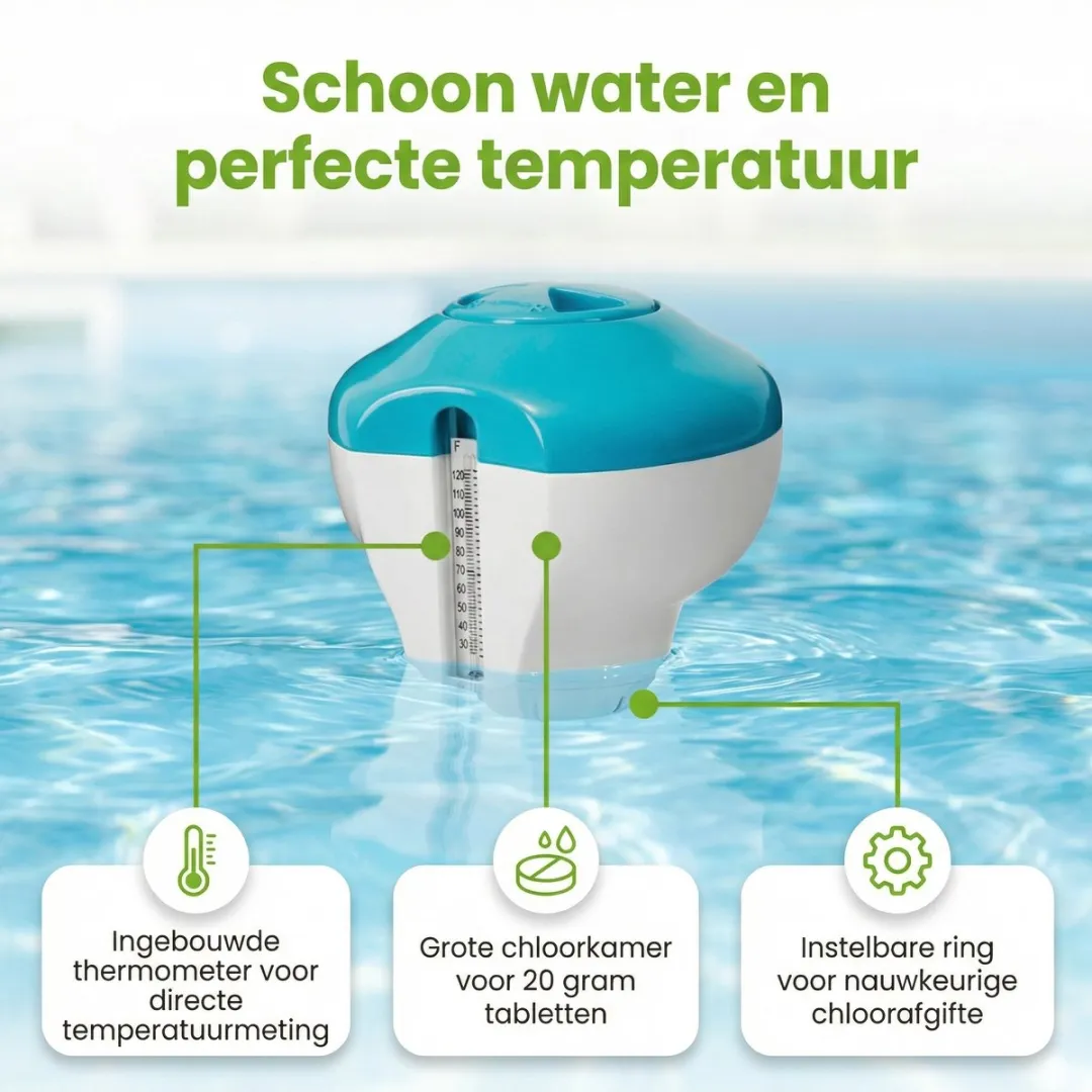 Intex Chloordrijver 29043NP - 9-delig - Blauw