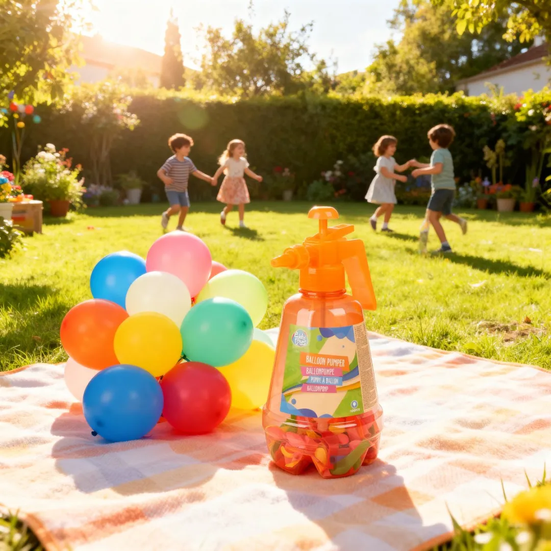 Eddy Toys Ballonnenpomp - 100 Ballonnen Assorti - 1 Willekeurige Kleur