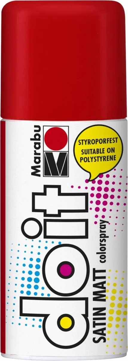 Marabu Spuitverf Rood 150ml