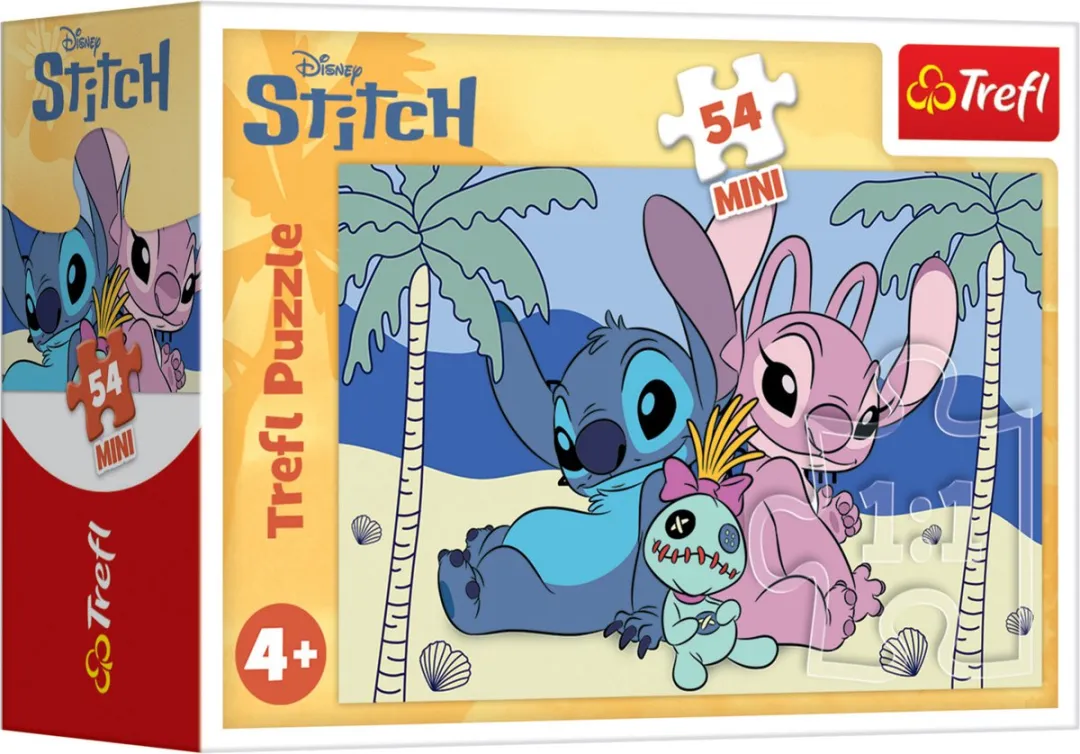Trefl Disney Stitch Mini Puzzel 54 Stuks - Meerkleurig