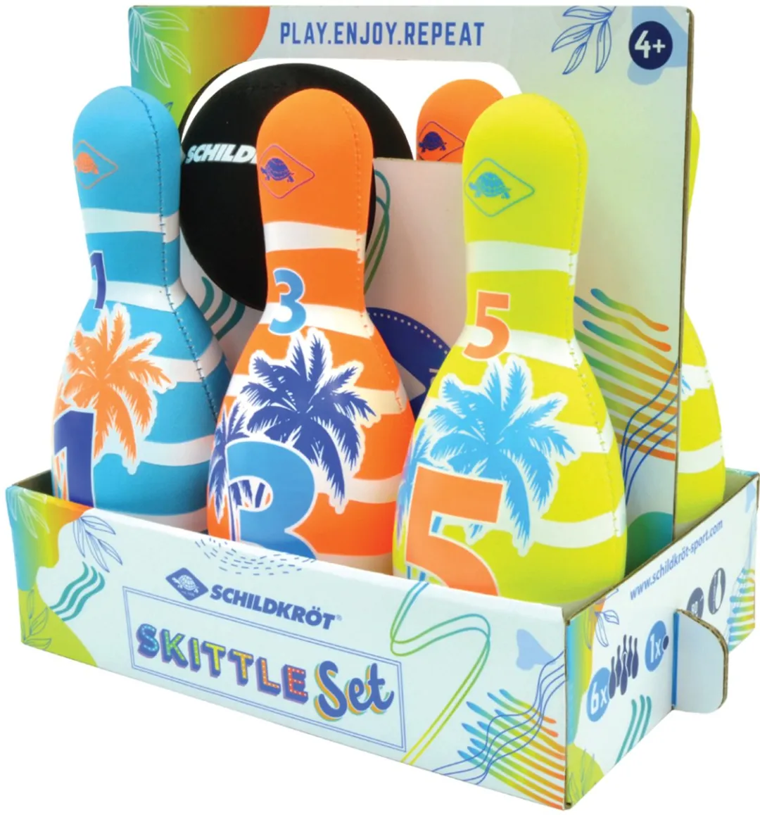 Schildkröt Bowling Set Neopreen - Meerkleurig