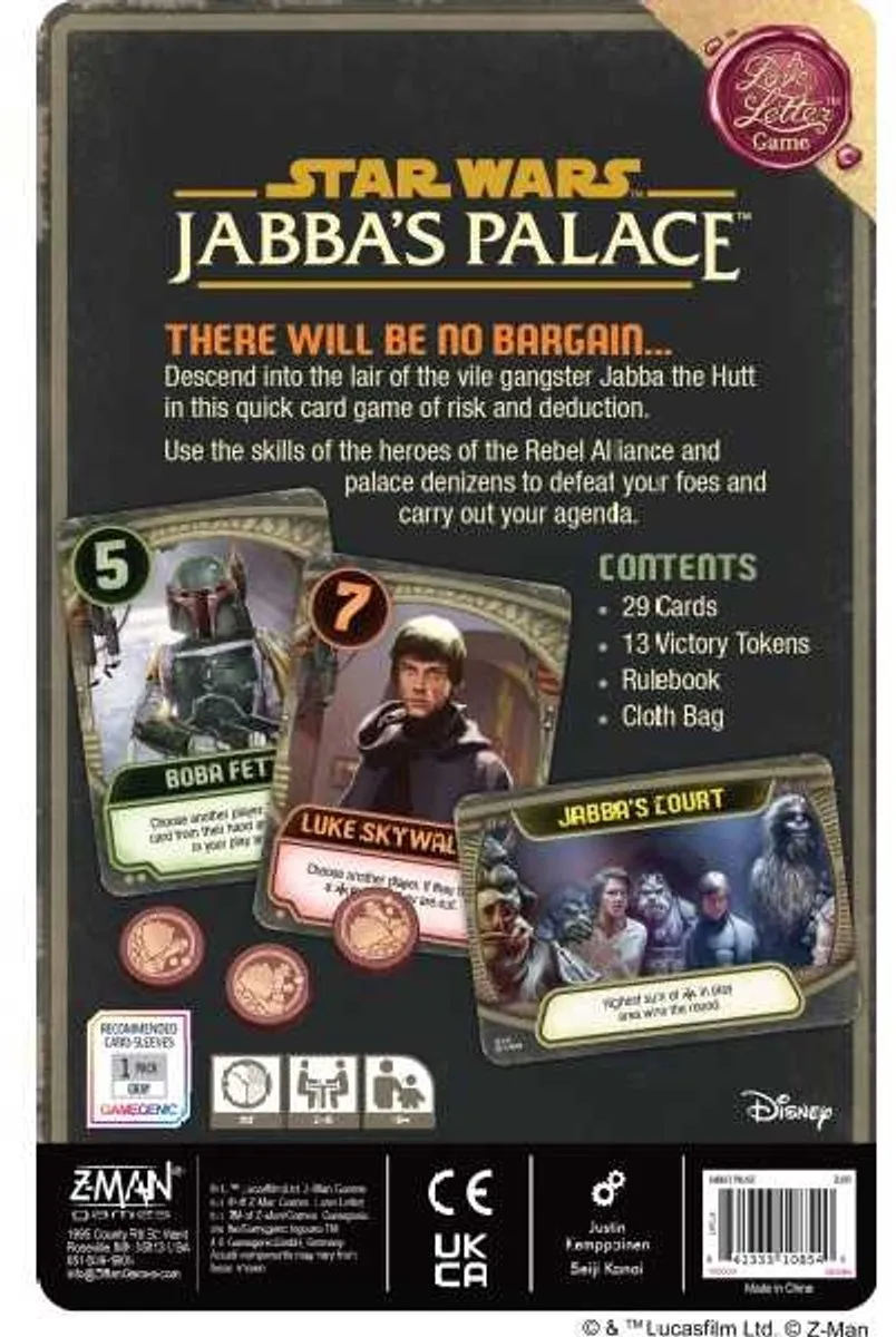 Z-Man Games Jabba's Palace Love Letter Game - Kaartspel