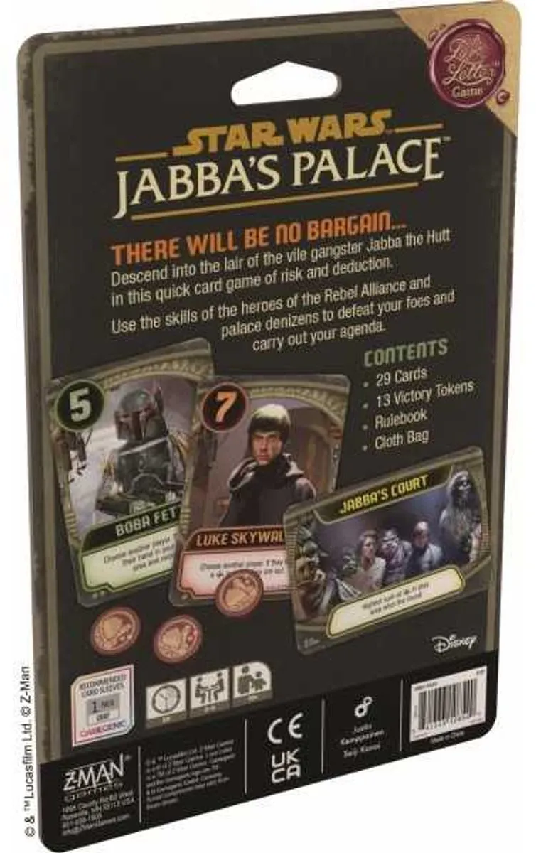 Z-Man Games Jabba's Palace Love Letter Game - Kaartspel