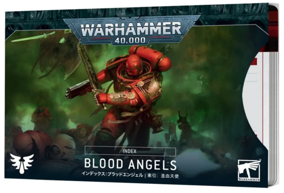 Games Workshop Index Blood Angels Warhammer