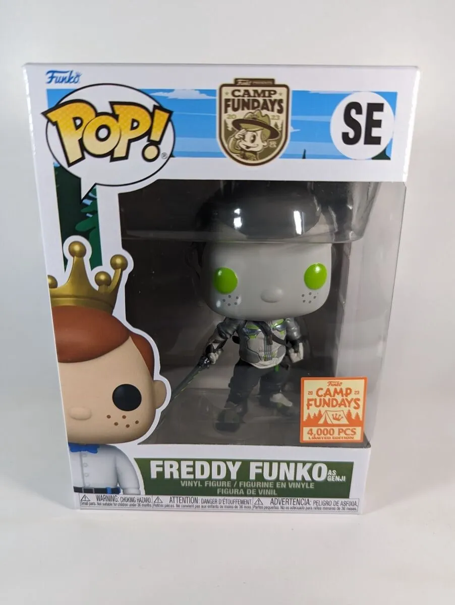 Funko Pop! Freddy Funko Camp Fundays Overwatch Genji