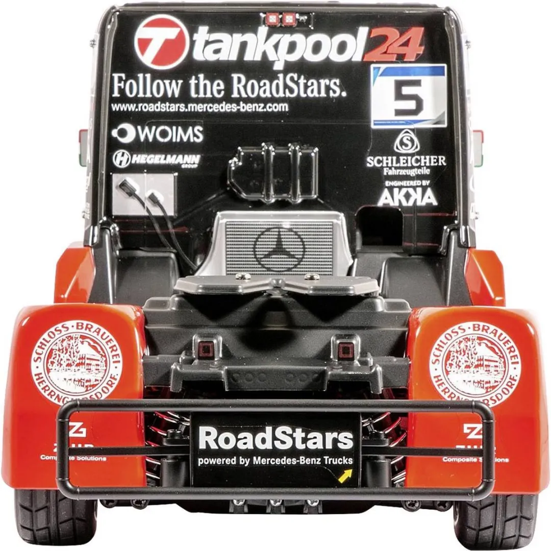 Tamiya Mercedes Benz Actros Tankpool24 TT-01E 1/10 Truckkit - Kleurloos