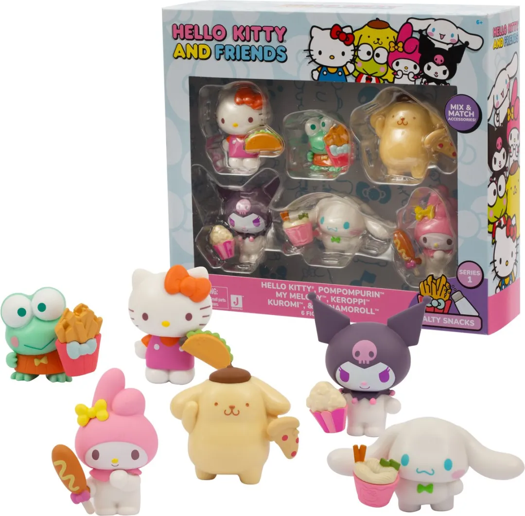 GPTOYS Hello Kitty HKT11 Beeldjes - 6 Stuks Roze