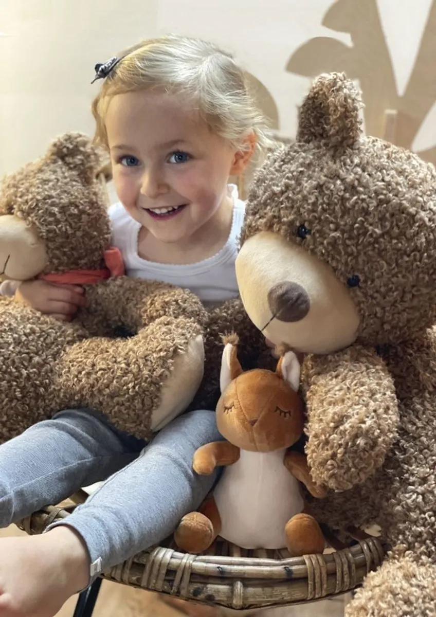 Egmont Toys Knuffelbeer Jules 55cm - Meerkleurig