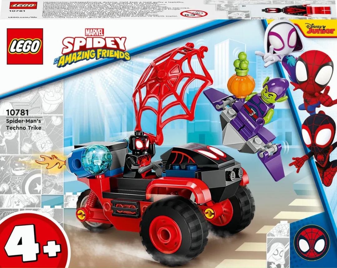 LEGO Marvel Spider-Man Miles Morales Tech Driewieler 10781
