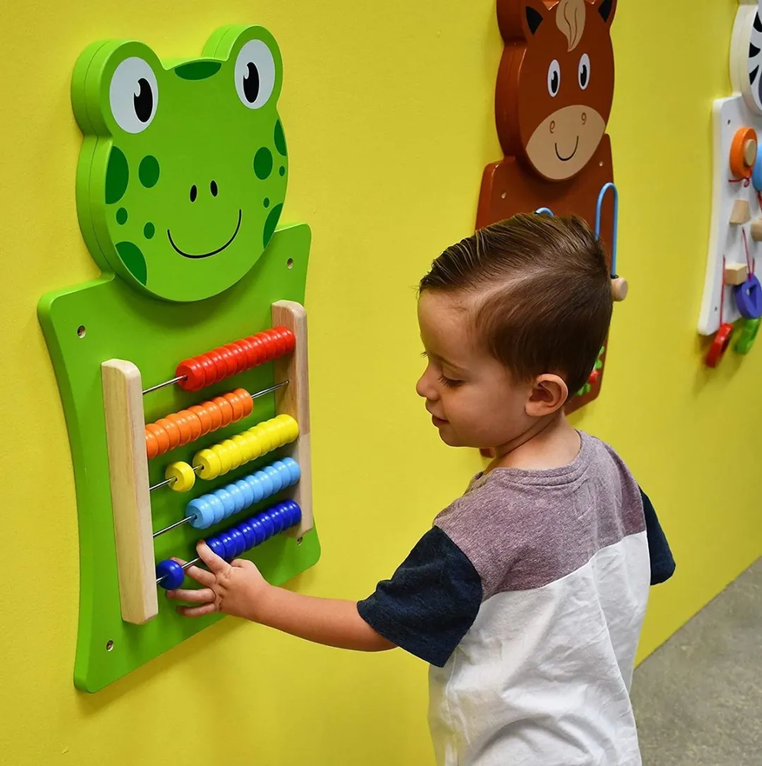Viga Toys Kikker Telraam Junior 55cm Groen