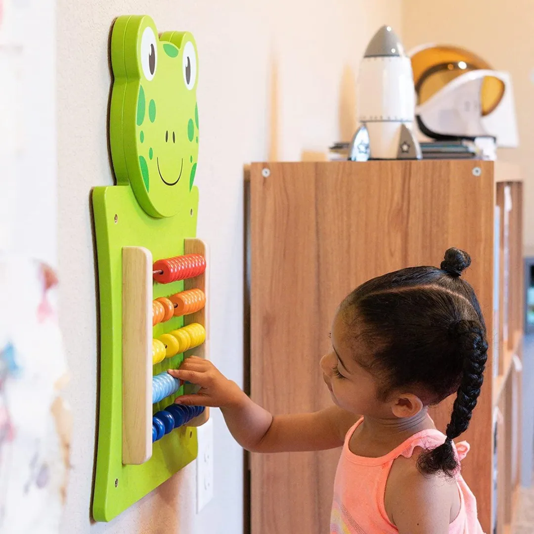 Viga Toys Kikker Telraam Junior 55cm Groen