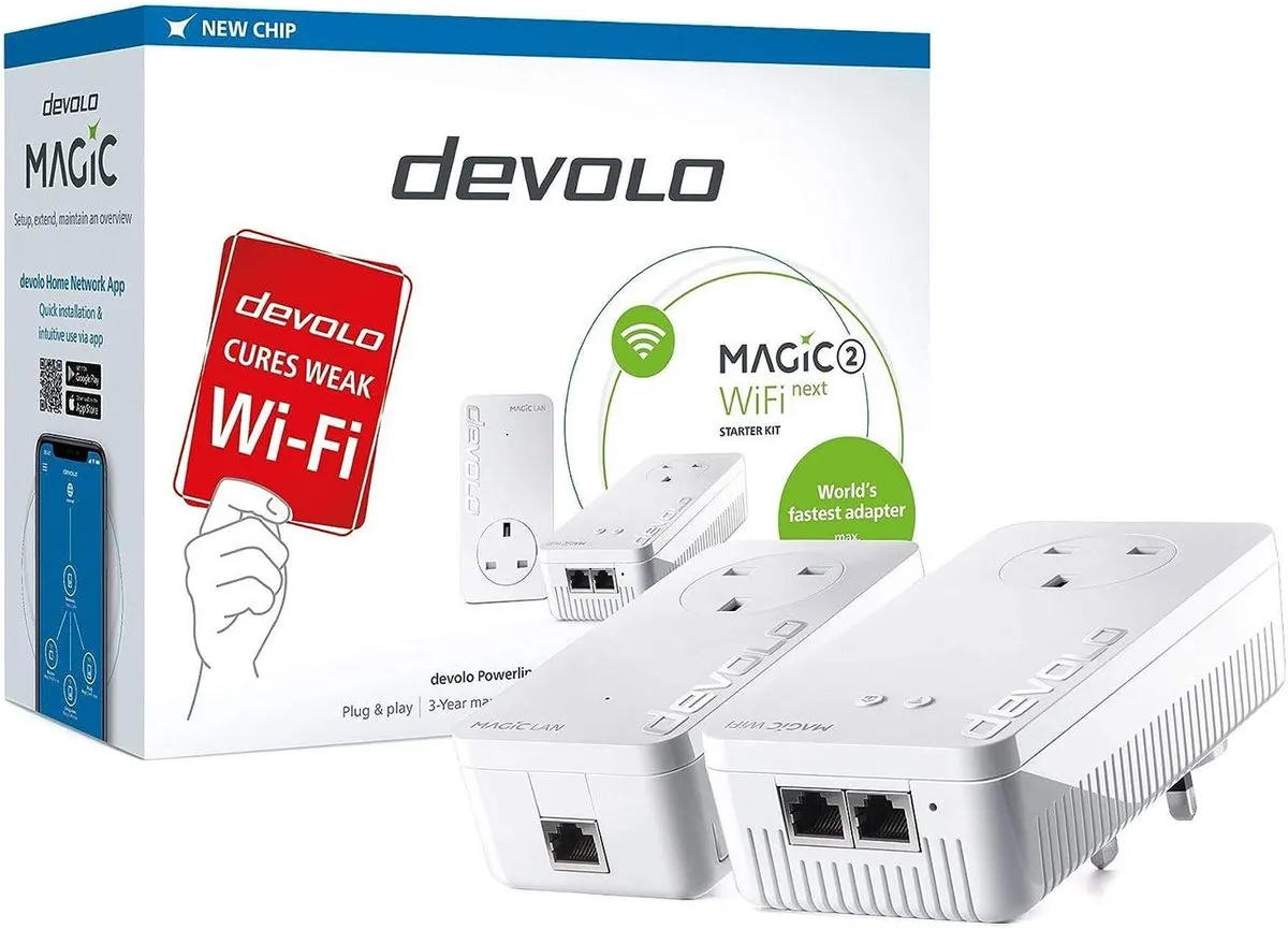 Devolo Magic 2 WiFi 6 next Powerline Starter Kit - 2 Stuks