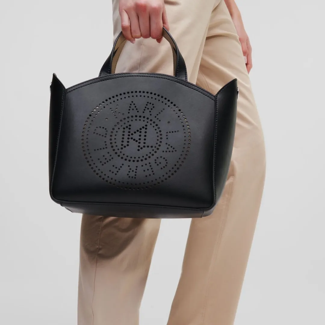 Karl Lagerfeld K Circle SM Tote Perforate - Zwart