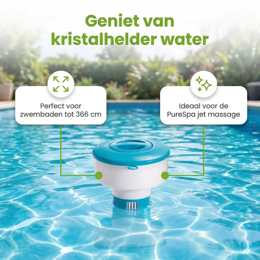 Intex Chloordrijver 29041NP-Blauw - 8-delig - Blauw