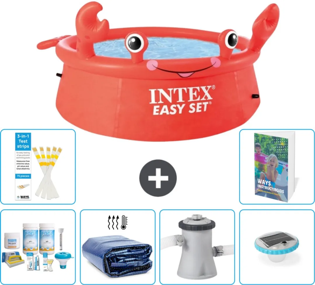 Intex Easy Set Zwembad 183x51cm Rood