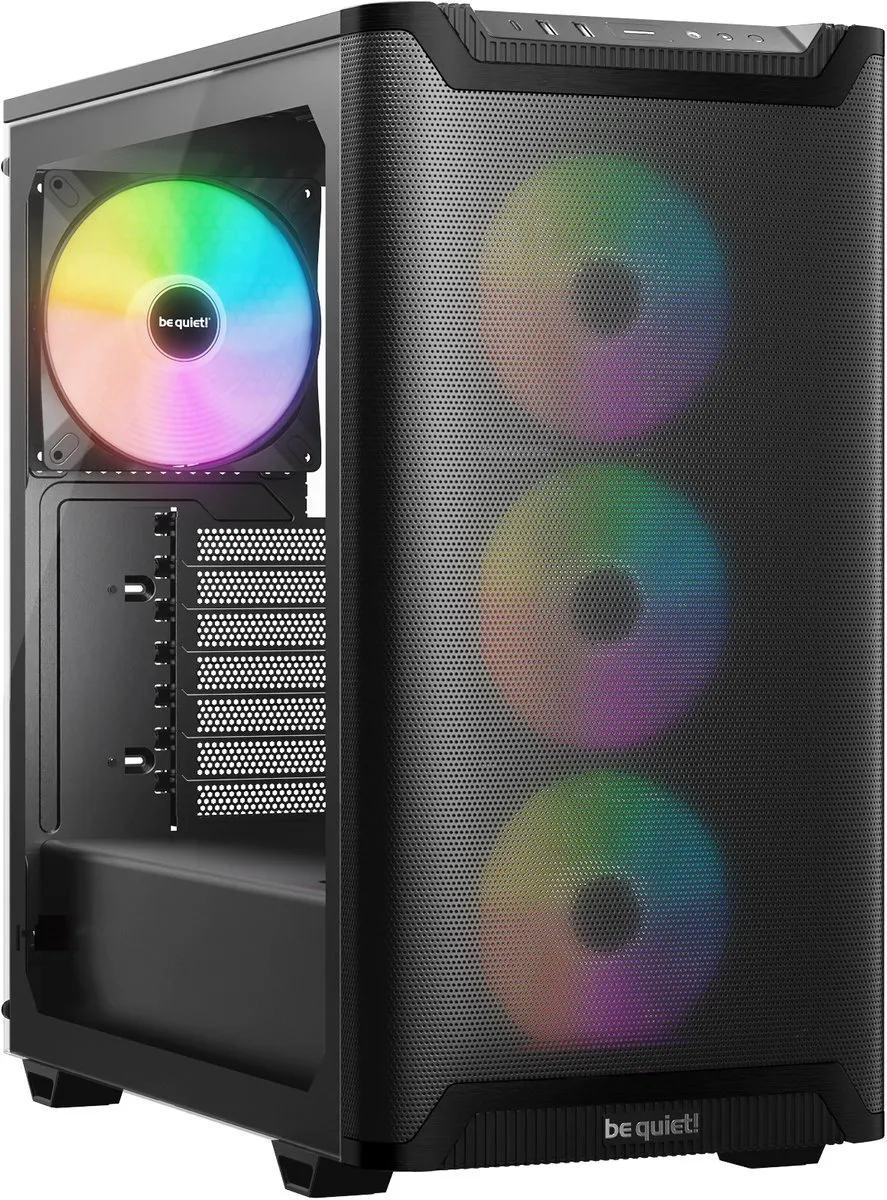 be quiet! Pure Base 501 LX Black - ATX Behuizing - 4 Ventilatoren - USB-C