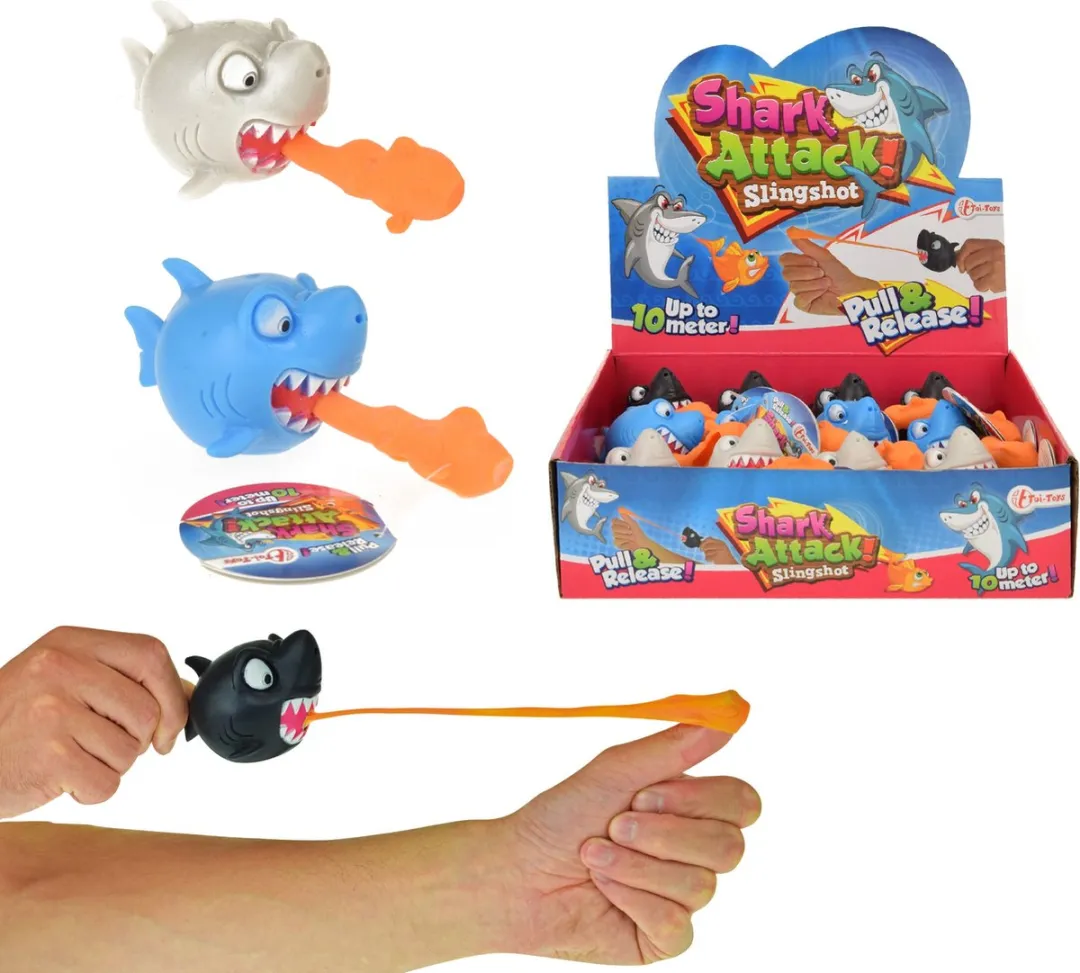 Toi-Toys Vingerschieter Haai 6,5 cm