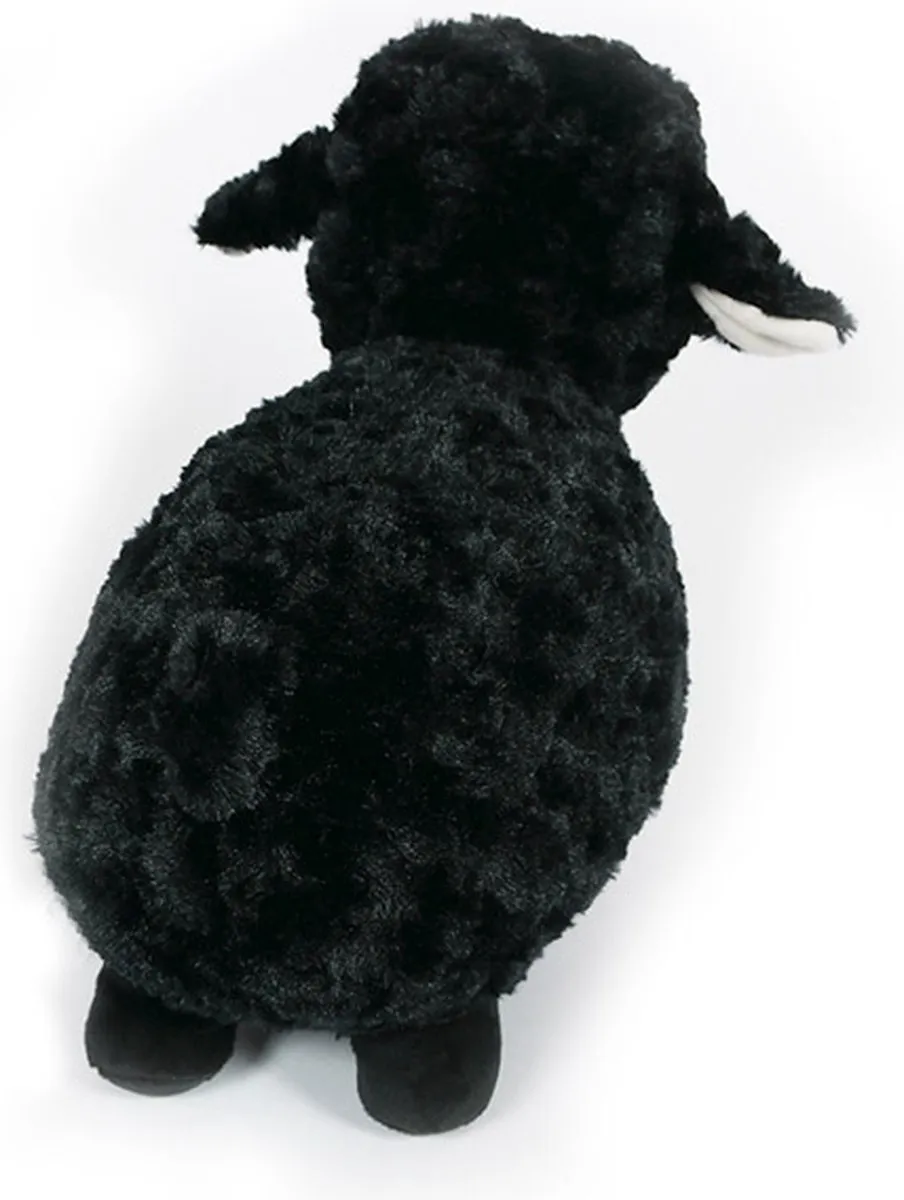 PIA Soft Toys Pluche Schaap Staand - 35cm - Zwart