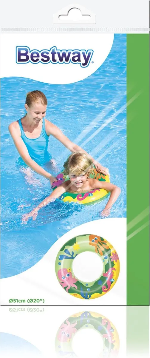 Bestway Zeeavontuur Zwemband 51cm - Groen