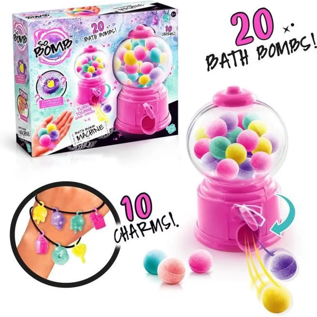 Canal Toys So Bomb Badbommendispenser BBD 045 - Roze - 20 Stuks