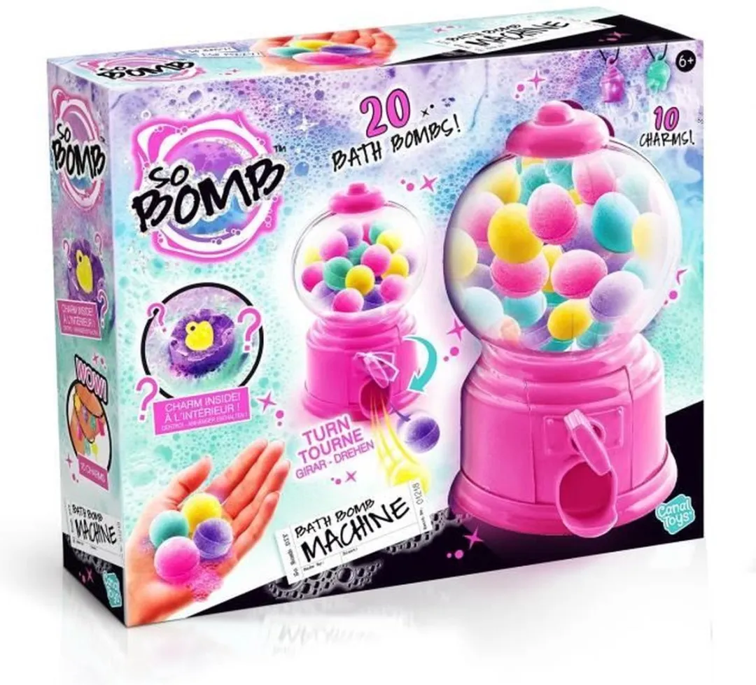 Canal Toys So Bomb Badbommendispenser BBD 045 - Roze - 20 Stuks
