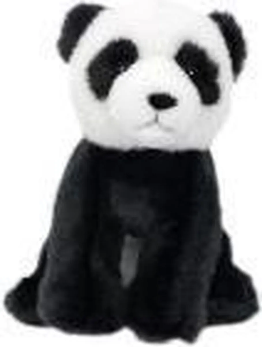 PIA Pluche Panda Peter 20cm - Zwart/Wit