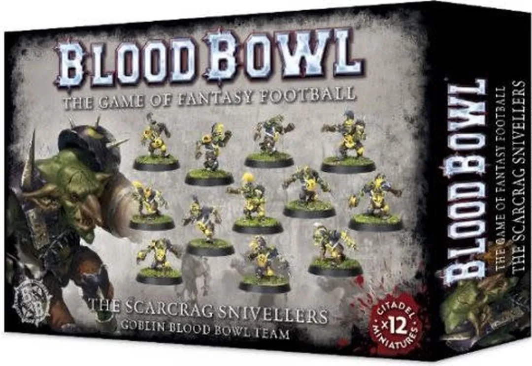 Games Workshop Blood Bowl Scarcrag Snivellers Team
