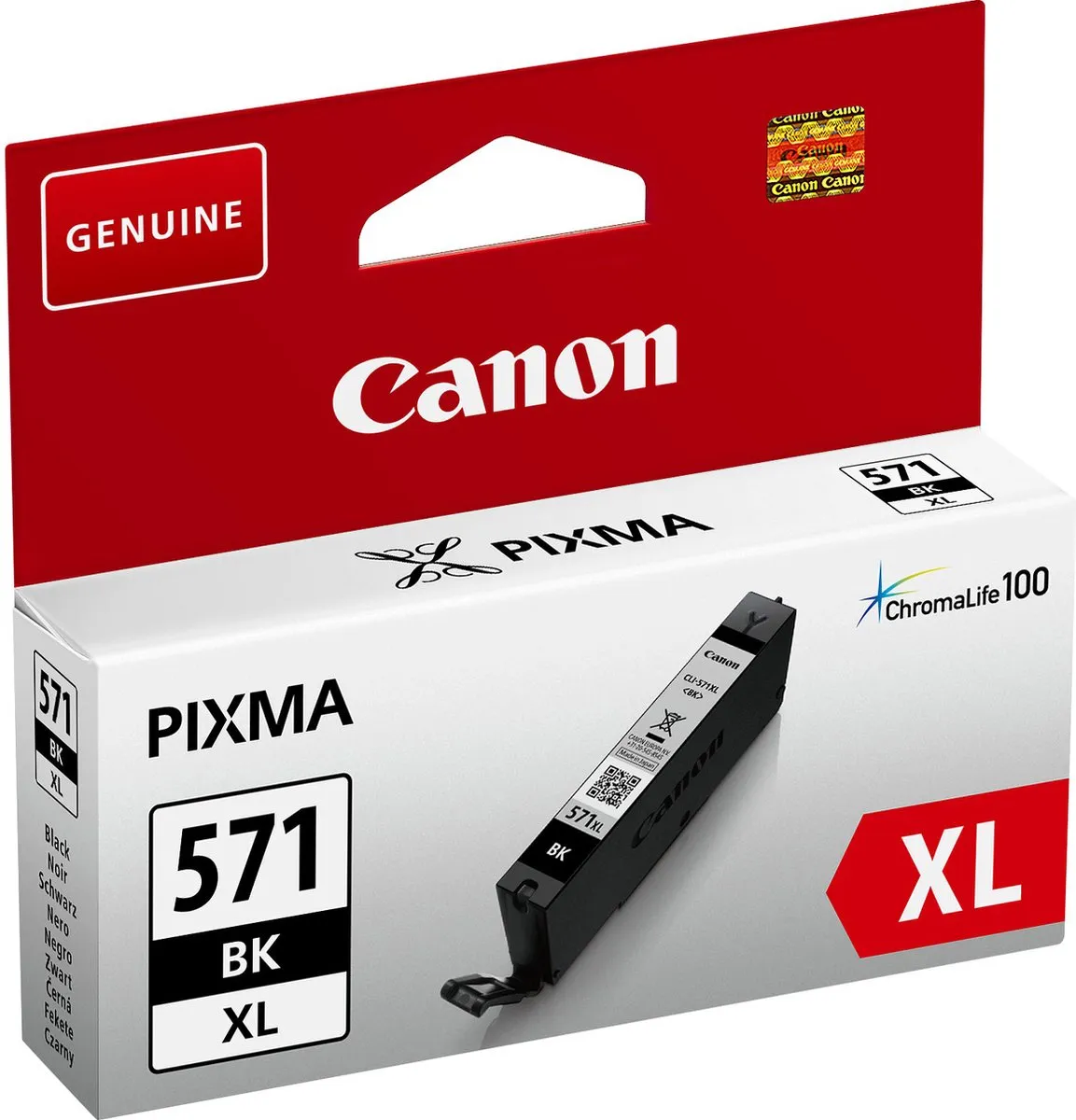 Canon CLI-571XL Inktcartridge - Zwart - 810 Pagina's