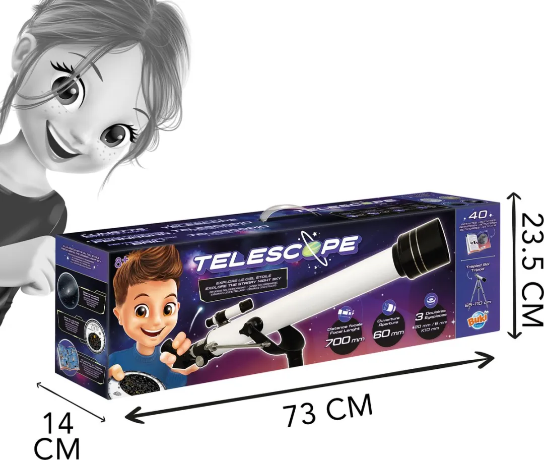 Buki Telescoop - 40 Activiteiten - Meerkleurig