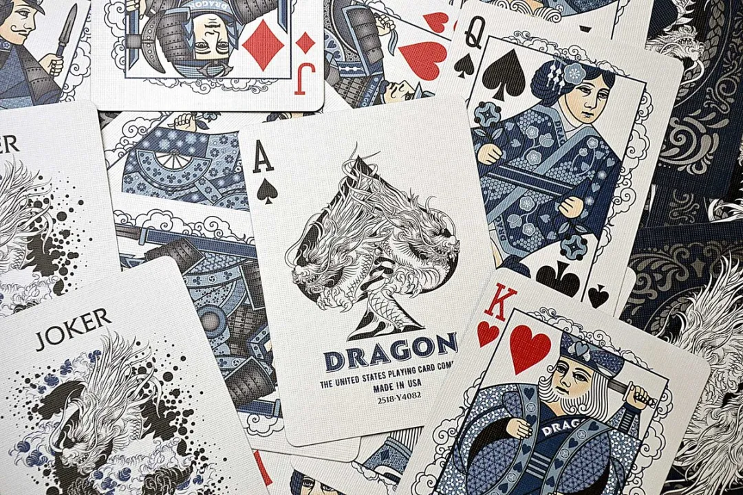 Cartamundi Bicycle Dragon White Speelkaarten - Mytische Draken