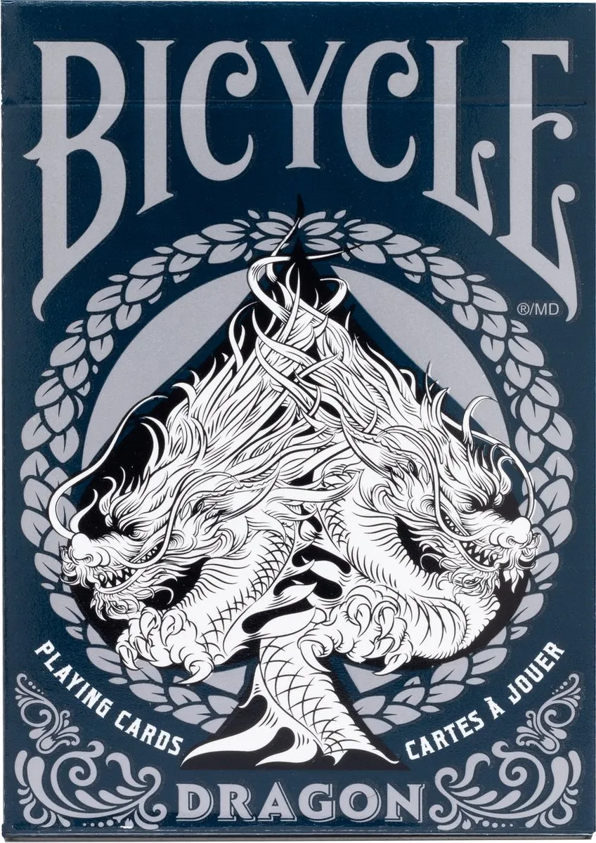 Cartamundi Bicycle Dragon White Speelkaarten