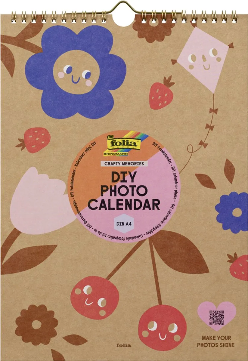 Folia Creatieve Wandkalender Crafty Memories A4